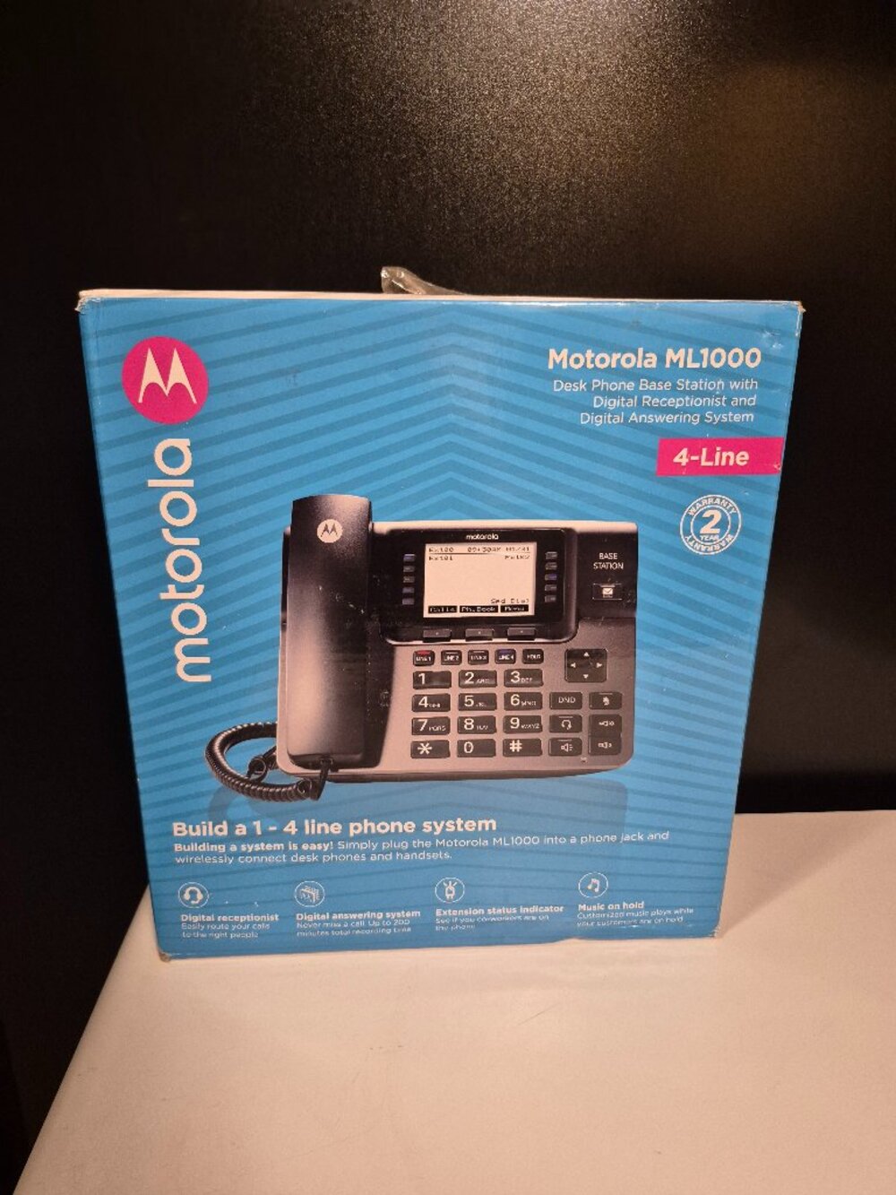 MOTOROLA ML1000 (NEW) DESK PHONE BASE STATION